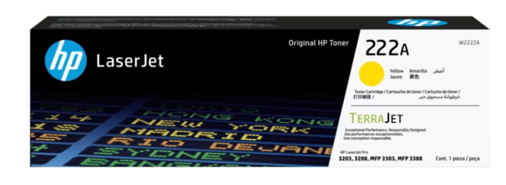 HP 222A Yellow LaserJet Toner for 3303fdw